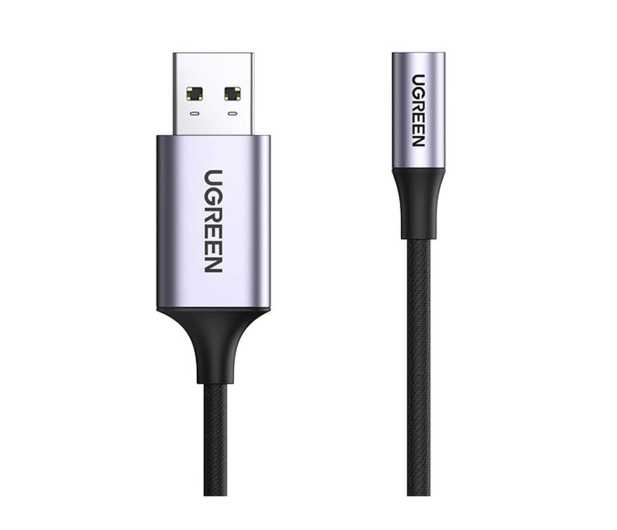UGREEN Adapter audio CM477 USB do Mini Jack 3.5mm AUX szary - 1488899 - zdjęcie 2